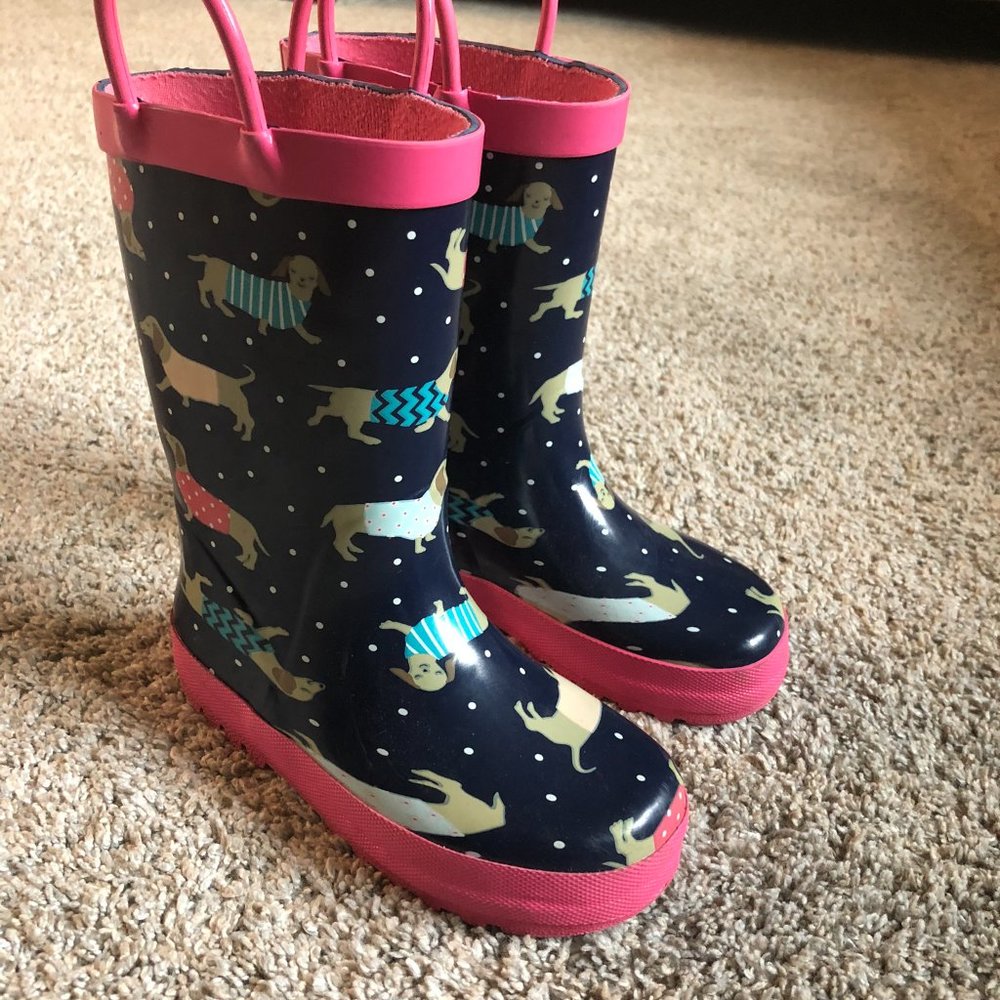 Carter’s Toddler Girl Rainboots (with dogs) (10)